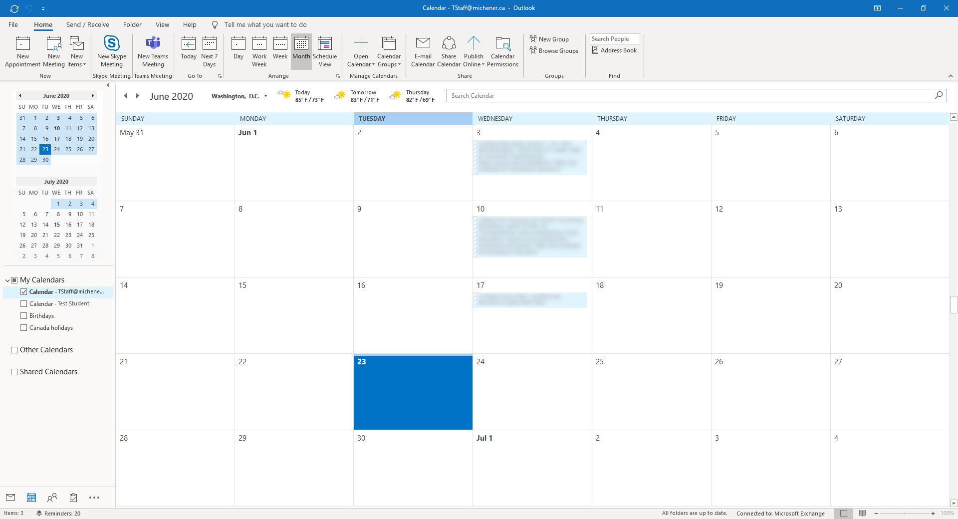 Outlook For Microsoft 365 Basics – The Michener Institute Helpdesk